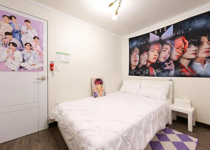 Apartamento Bts Theme 2br Near Sinchon Station '4pax' 1min To Sinchon Street Seúl