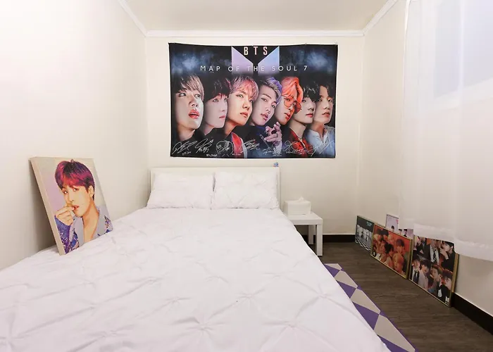 Bts Theme 2br Near Sinchon Station '4pax' 1min To Sinchon Street Apartamento
